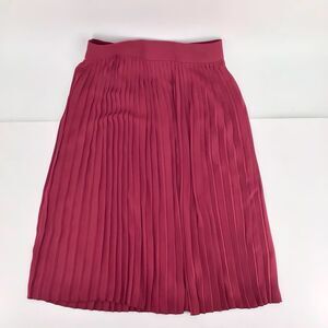 J.Crew Pleated Midi Skirt Women’s (4) Radiant Fushia, Flowy A-Line Skirt